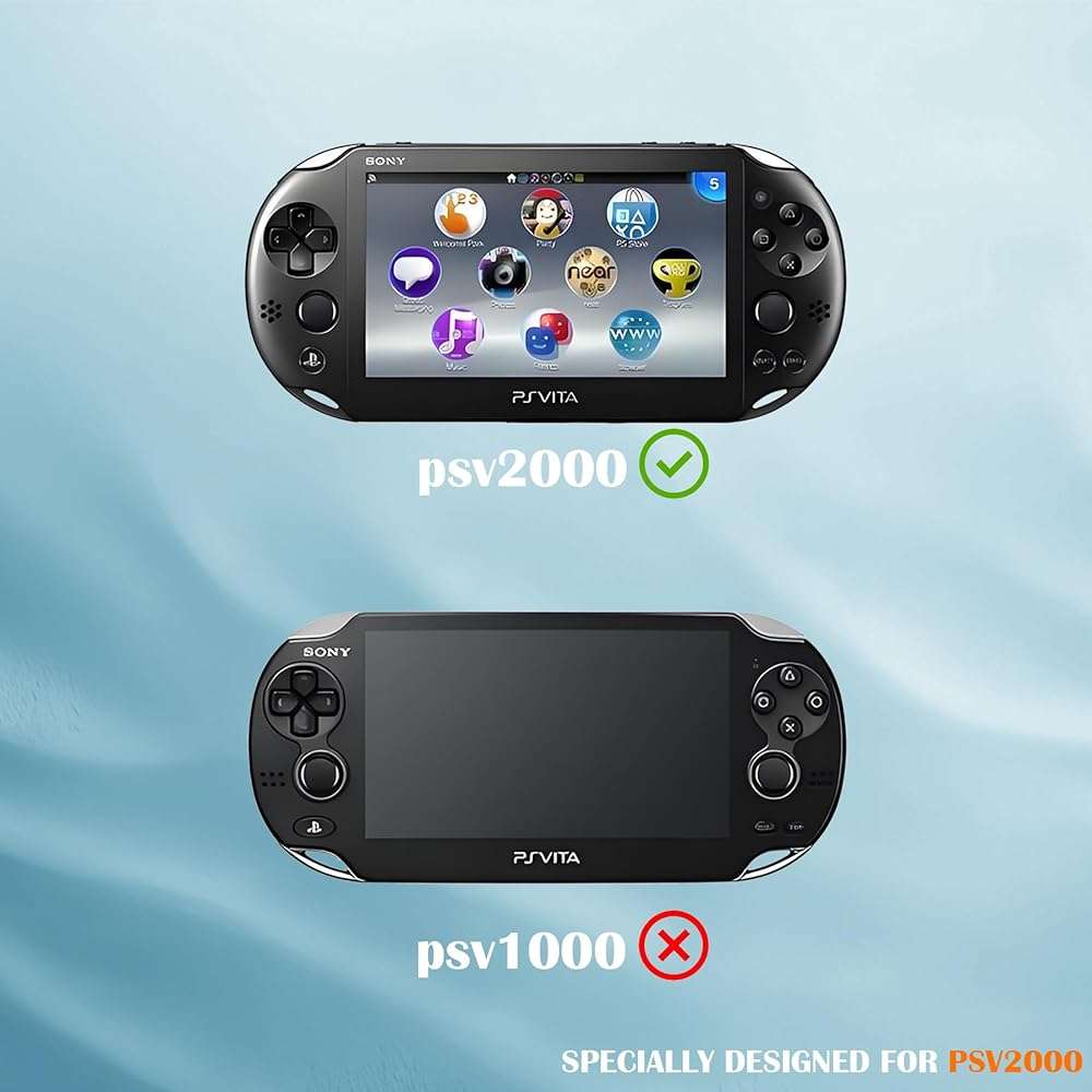 Ultra Clear Crystal Transparent Hard Shell Protective Case Cover Skin for Sony PlayStation PS Vita Slim PSV 2000 PCH-2000 Console - Image 3