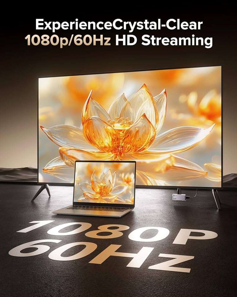 llano S850 Upgraded Type-C Wireless HDMI Transmitter and Receiver, 50M, Ultra 4K Decode Input 1080P@60Hz Output, Plug&Play 5G+2.4G and Audio for Phone/Tablet/Laptop/PC to Monitor/Projector/TV Box - Image 5