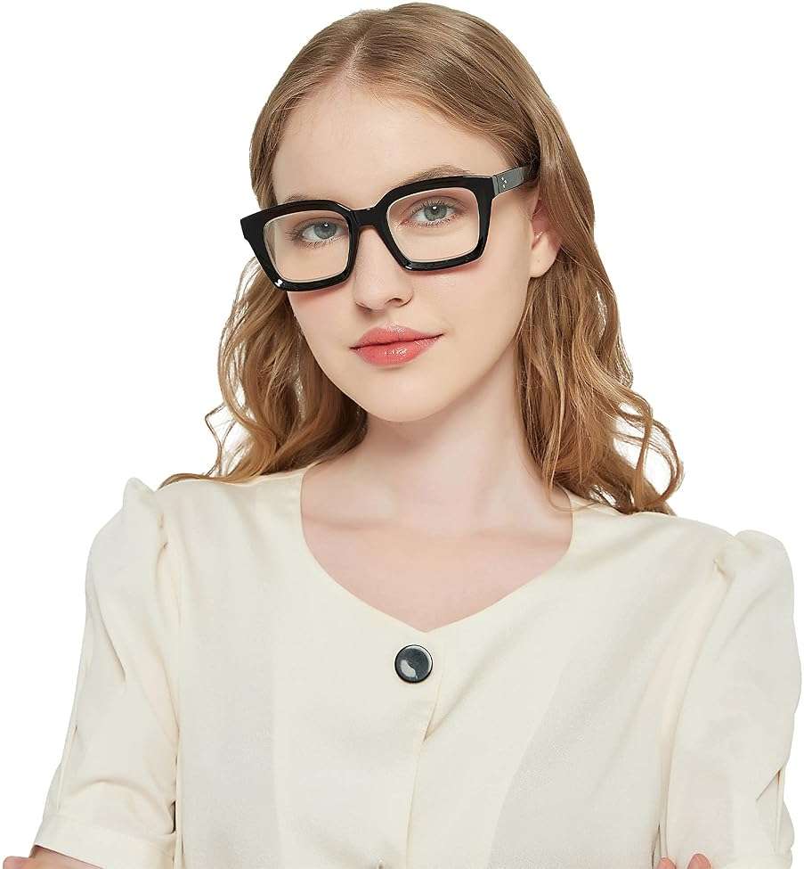 ZXYOO 3 Pack Oversize Square Design Reading Glasses for Women, Blue Light Blocking Computer Reader - Image 2