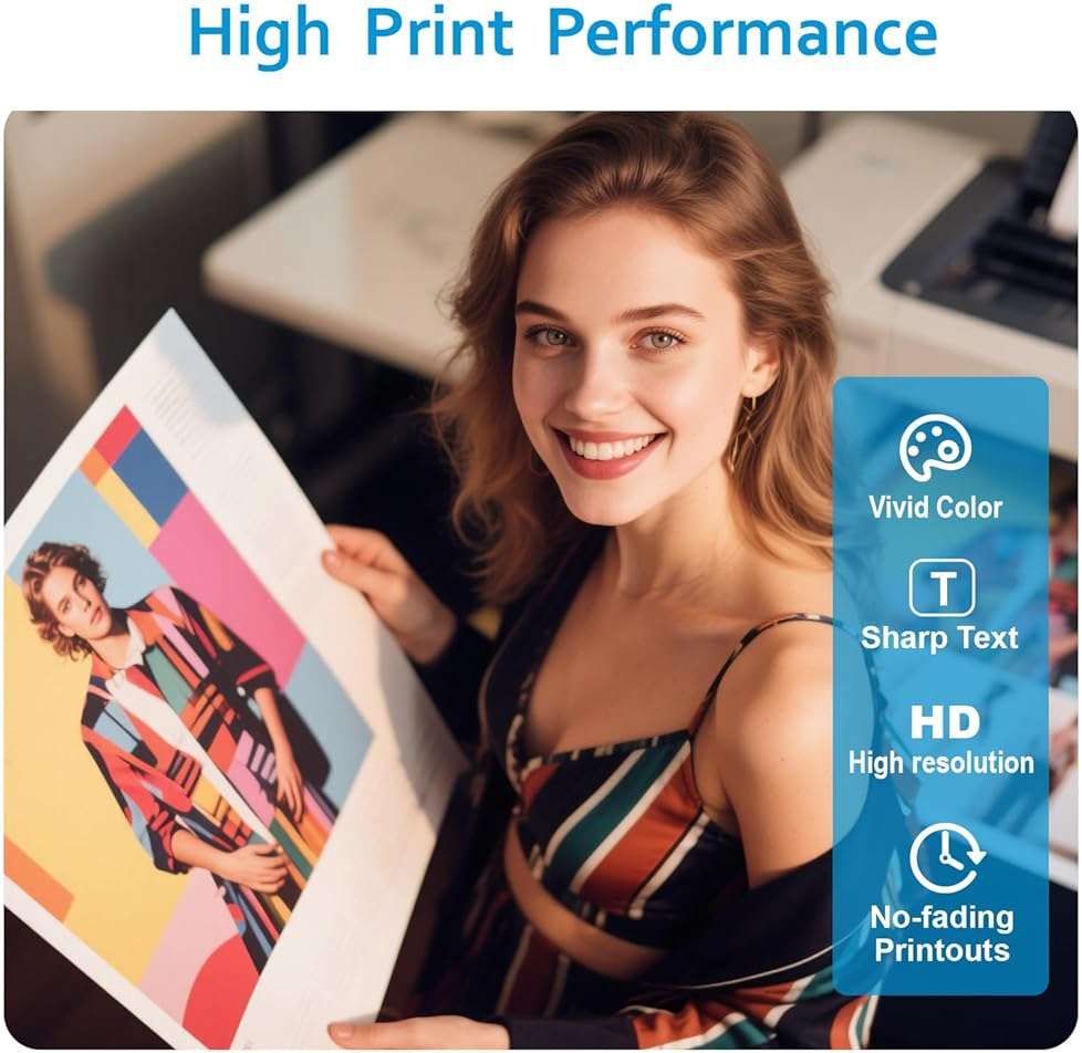 RubyPulse 68XL 68e 1330 high pages for 1 Black and 1 Tri-Color ink cartridge for envy 6155e 6555e Remanufactured HP68 68XL Compatible for HP Envy 6100e 6500e Series 6155e 6555e 6152e 6165e 6558e 6552e - Image 6