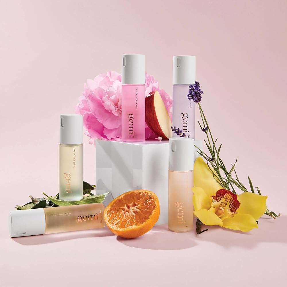gemi Hand Sanitizer + Serum™ | Travel Spray Size Hydrating K-Beauty Formula with Centella, Vitamin B5 & Green Tea | Kills 99.9% of Germs | Portable Pocket Orange, Rosemary & Lemon Mist | Solenne - Image 9