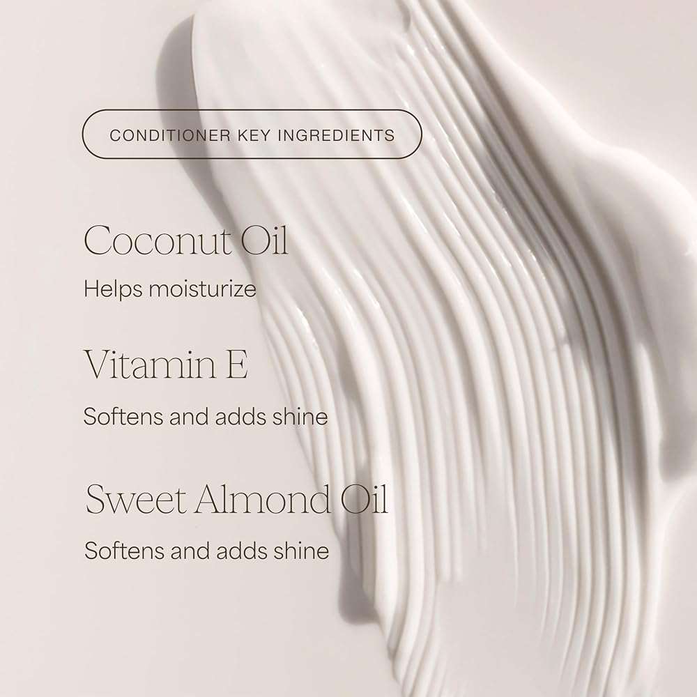 Raw Sugar The Moisture Smoothie Shampoo and Conditioner with Coconut Oil, Agave, & Sweet Almond Oil, Hydrates & Nourishes Dry Hair, Formulated without SLS/SLES or Parabens - Image 5