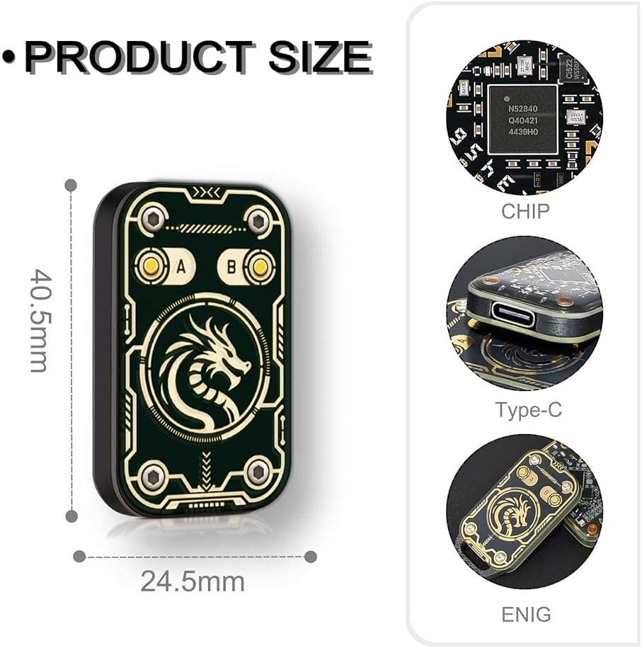 Chameleon Ultra 3. 0 Ultimate RFID Emulator– 125KHz 13.56MHz Dual-Frequency Card Copier, Bluetooth 5.0 USB-C RFID Reader Writer for Access Control Key Fobs - Image 2