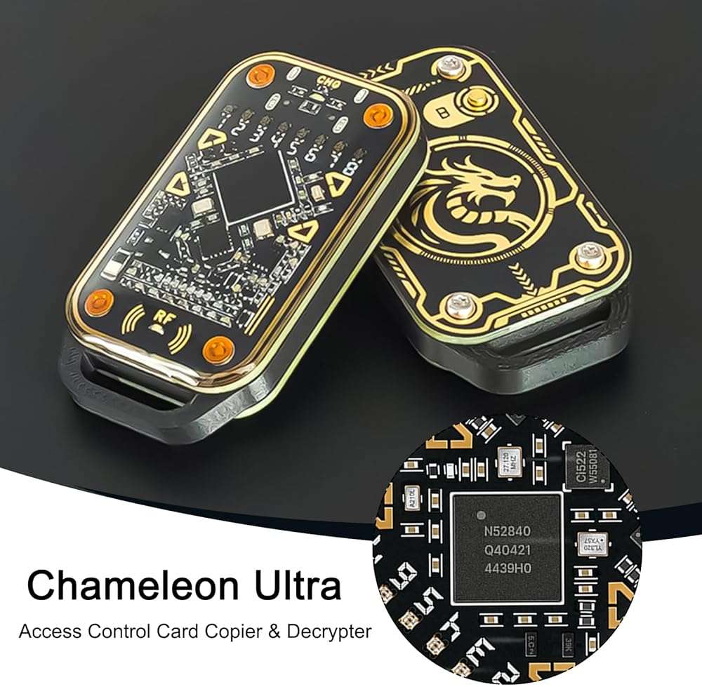 Chameleon Ultra 3. 0 Ultimate RFID Emulator– 125KHz 13.56MHz Dual-Frequency Card Copier, Bluetooth 5.0 USB-C RFID Reader Writer for Access Control Key Fobs - Image 7