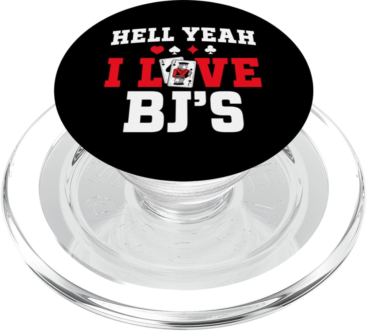 Blackjack Black Jack Funny Casino Card Game PopSockets PopGrip for MagSafe - Product Image