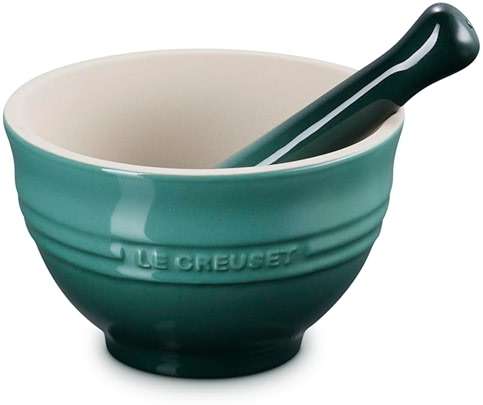 Le Creuset Stoneware Mortar & Pestle, 10 oz., Artichaut - Image 2