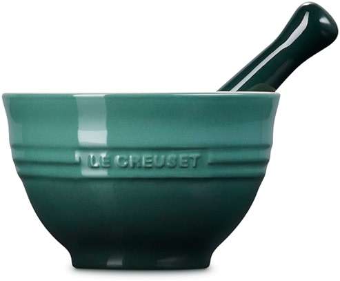 Le Creuset Stoneware Mortar & Pestle, 10 oz., Artichaut - Image 3