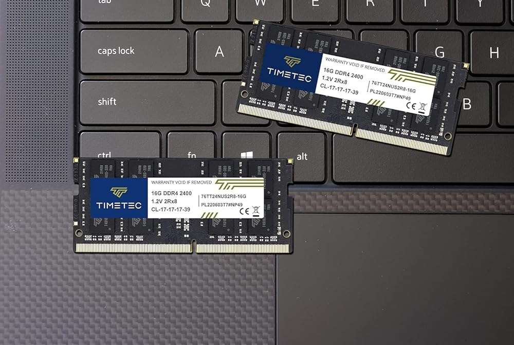 Timetec Elite 32GB KIT (2x16GB) DDR4 2400MHz (PC4-2400T) PC4-19200 SODIMM Laptop RAM – 260-Pin 1.2V CL17 Non-ECC Unbuffered Memory Module for Laptop, Notebook, Mini PC, All-in-One - Image 4
