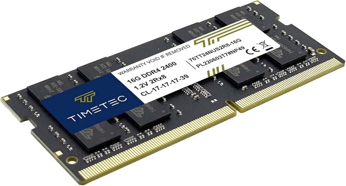 Timetec Elite 32GB KIT (2x16GB) DDR4 2400MHz (PC4-2400T) PC4-19200 SODIMM Laptop RAM – 260-Pin 1.2V CL17 Non-ECC Unbuffered Memory Module for Laptop, Notebook, Mini PC, All-in-One - Image 8