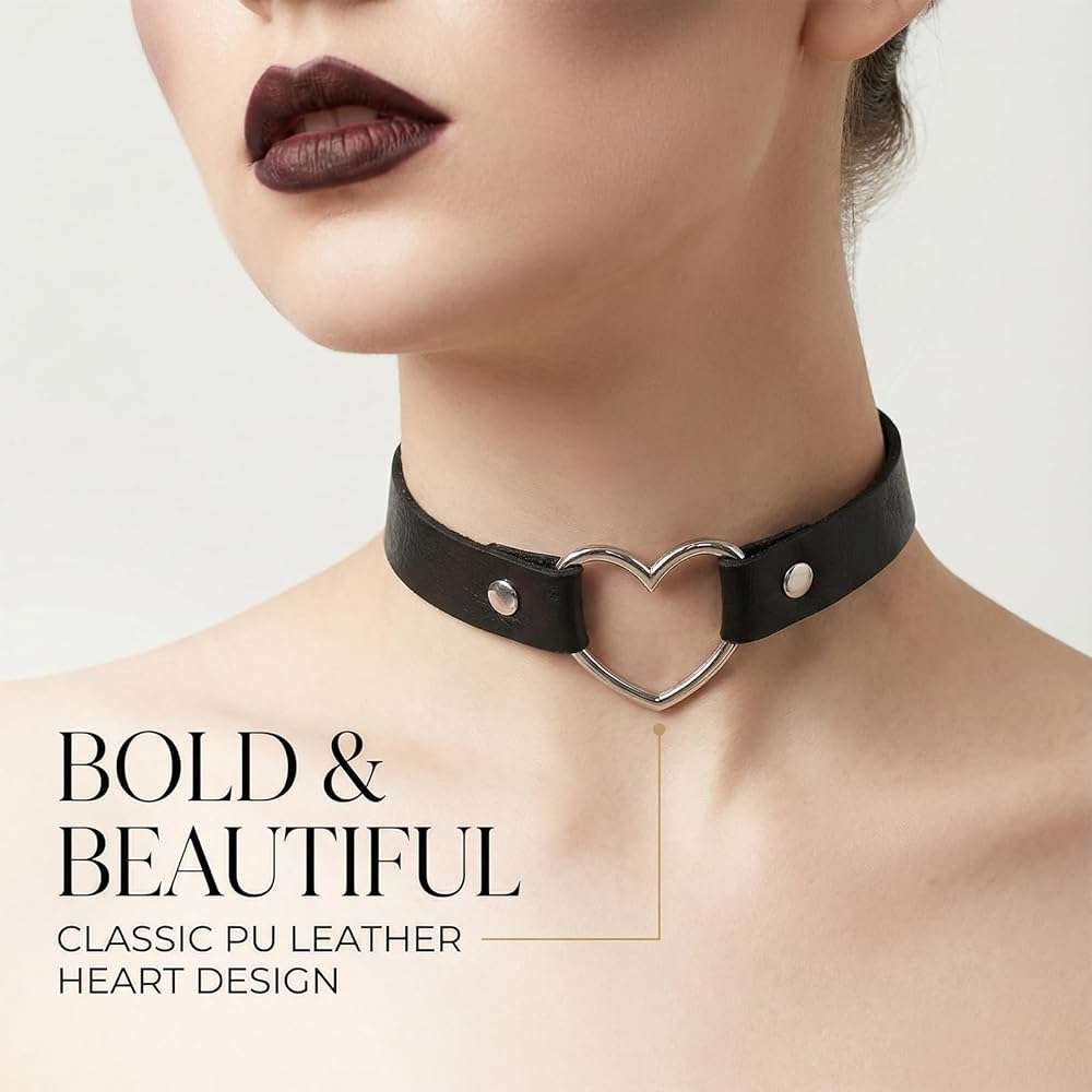 QFGasre Gothic Choker Necklace for Women Black Choker Necklace Lace Chokers 90s Outfits for Women Classic Gothic Lace Chokers Accessories Set Gifts 6Pcs - Image 3