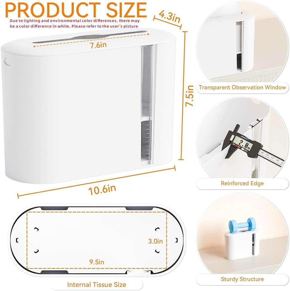 Yieach Touchless Paper Towel Dispenser for Countertop,Home,Bathroom and Kitchen,White Commercial Multifold Paper Towel Dispenser for Z-fold,Folded,Trifold,Napkin,C fold,Tri Fold Hand Towels Holder - Image 2