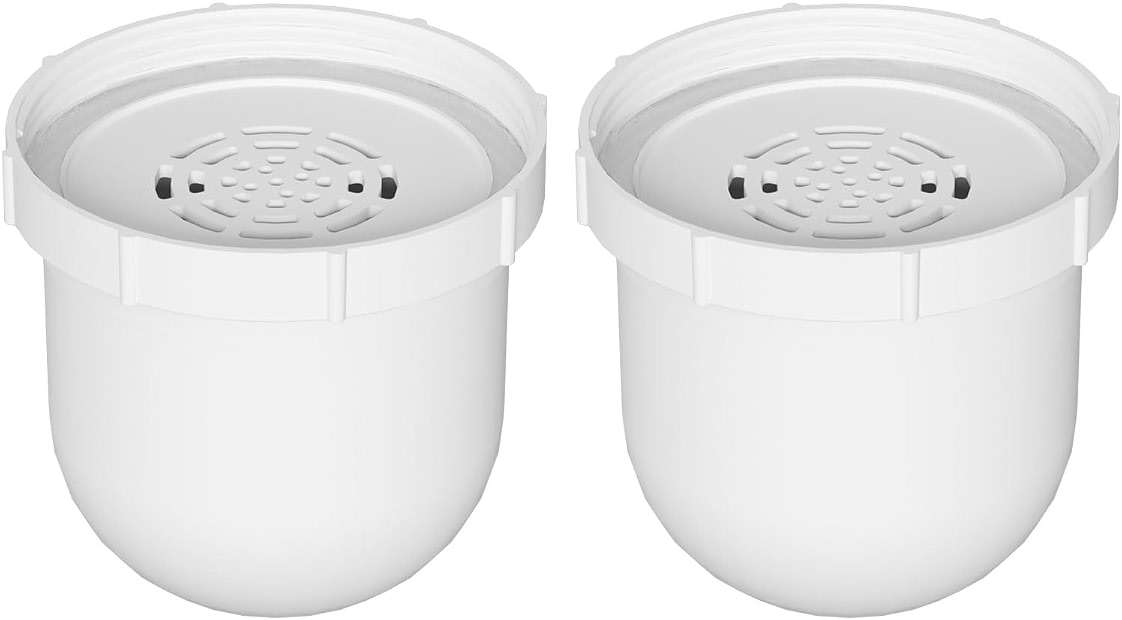 Water Pitcher Replacement Filter Compatible with Clearly Filtered Water Filter Pitcher, 100-Gallon Long-Life, BPA Free 2 Pack - Image 1