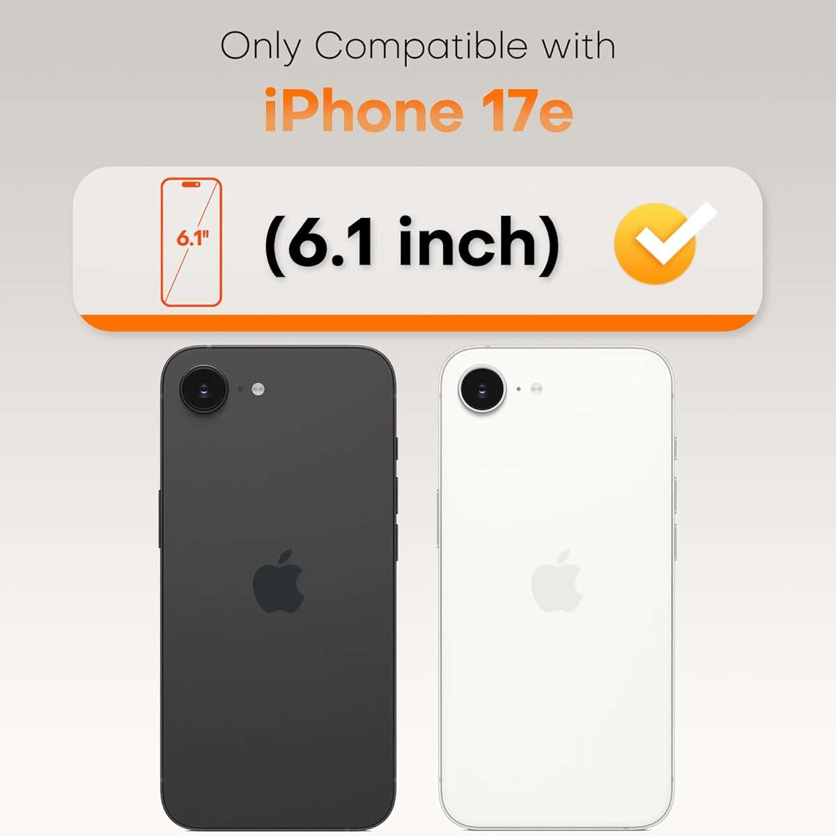 TOCOL for iPhone 17e Screen Protector 6.1 inch 9H Hardness Military Grade Shatterproof 17 e HD Tempered Glass Easy Installation Case Friendly 2 Pack - Image 8