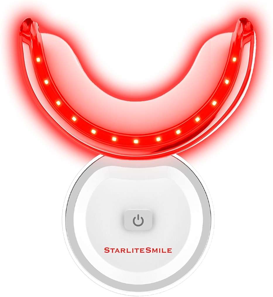 InfraLuma 850nm Infrared Gum Light (Near Infrared Light + Red) and Blue Light Device for Teeth & Gums, Oral Care Teeth Whitening Accelerator & Gum Support Mouthpiece by Starlite Smile - Image 1