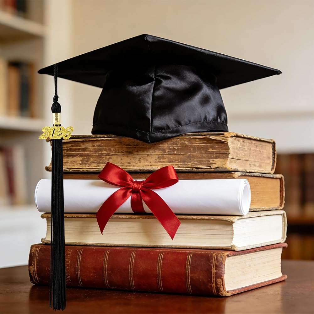 10 Pcs Graduation Tassels 2026, Black Tassels for Graduation Cap, Class of 2026 Grad Memorial Tassel for Graduations Cap Decorations Crafts College School Graduates Ceremonies Party Favors Accessories - Image 6