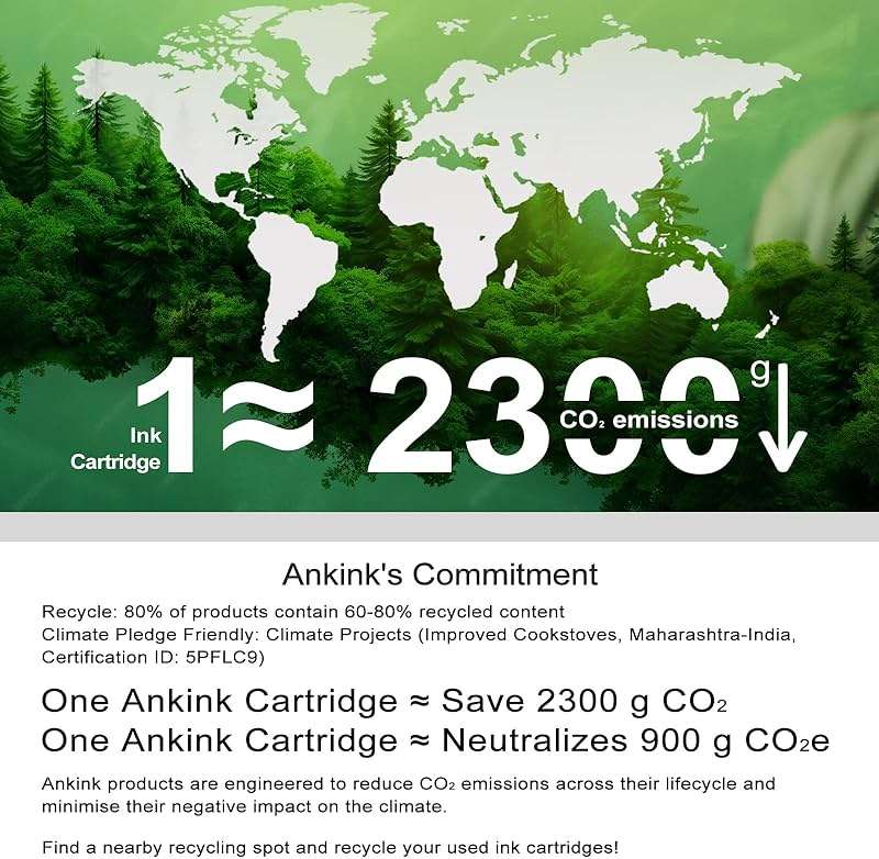 Ankink 68XL 68e Ink Cartridges Black 2 Pack Replacement for HP 68 XL HP68 Work for 6100e 6500e Printers for Envy 6152e 6155e 6552e 6555e 6558e 6110e 6110r 6120e 6130e 6131e 6132e 6165e 6520e 6530e - Image 2