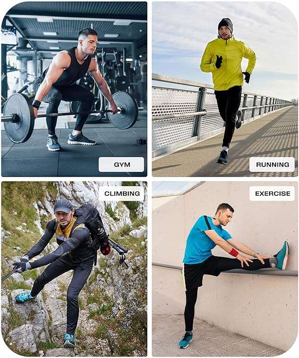 MSGD 5 Pack Men's Sweatpants with Zipper Pockets Stretch Lightweight Athletic Track Activewear Pants for Men Joggers - Image 6