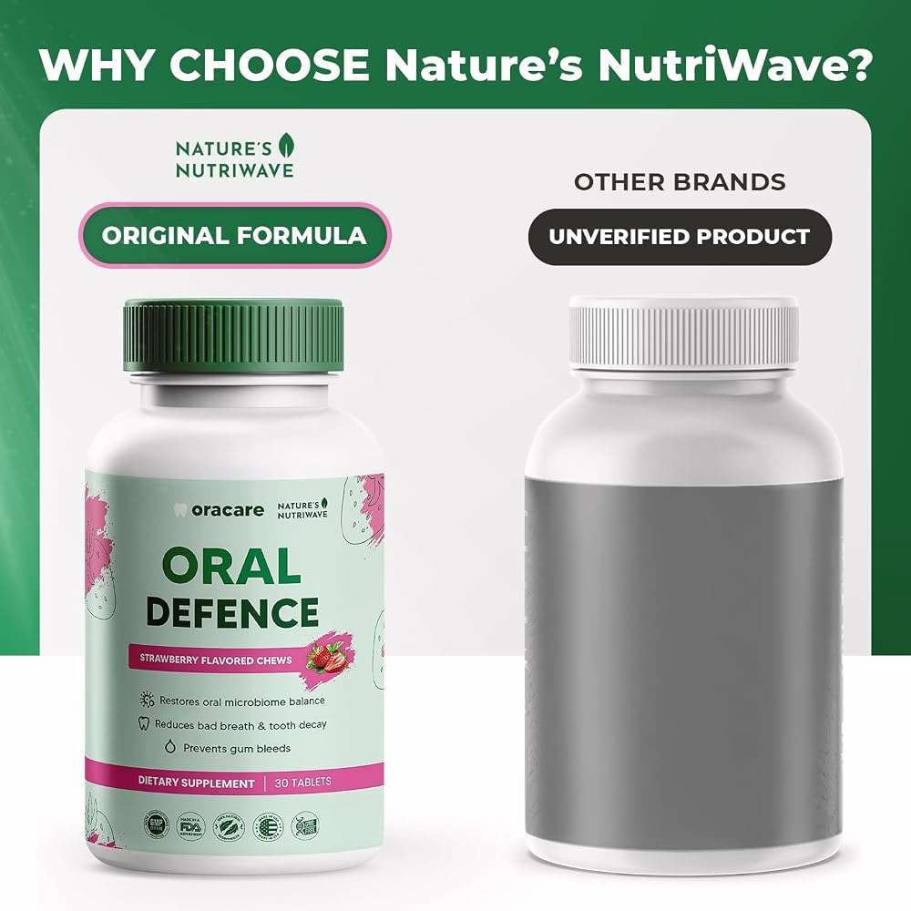 Oracare – Daily Oral Support with Enzymes, Hydroxyapatite, Xylitol & 3-Strain Probiotic Blend – Non-GMO Stimulant-Free Formula – Made in USA – 30 Melt-In-Mouth Tablets, 1 Month Supply - Image 5