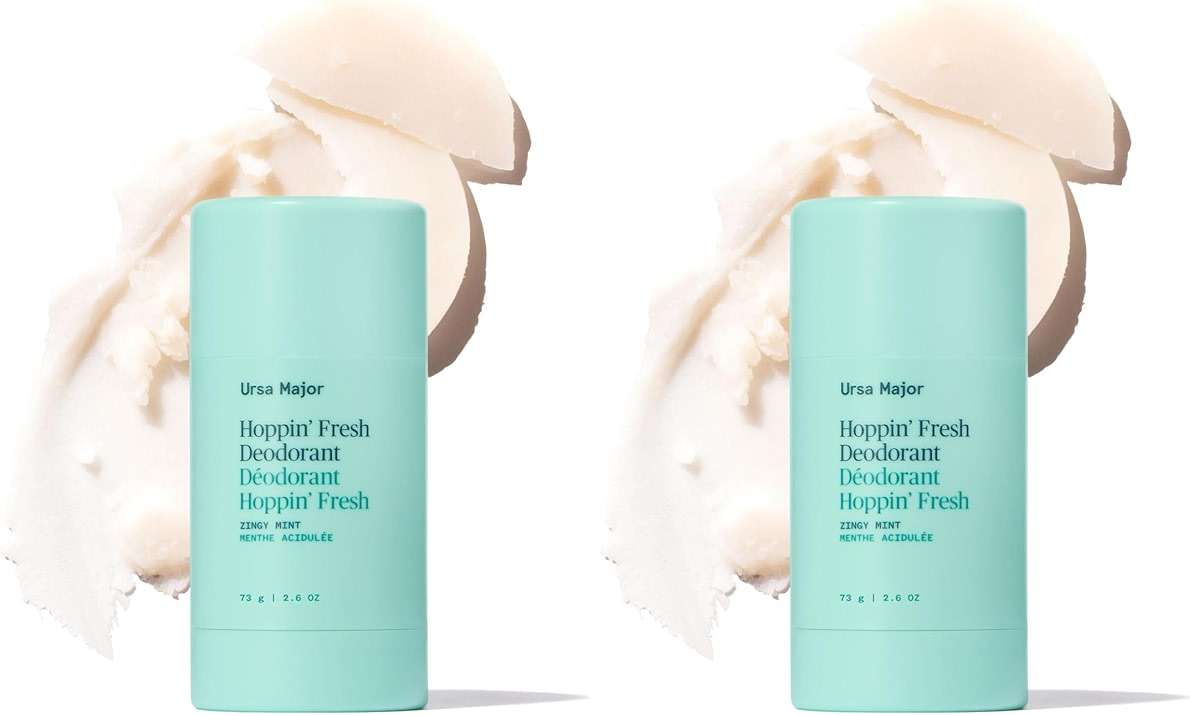 Ursa Major Hoppin' Fresh Deodorant | Natural, Aluminum-Free, Non-toxic, Cruelty-Free | Formulated for Men and Women | 2.6 ounce (Pack of 2) - Image 1