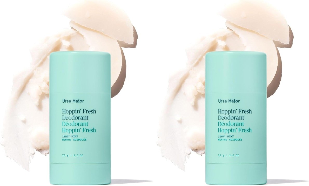 Ursa Major Hoppin' Fresh Deodorant | Natural, Aluminum-Free, Non-toxic, Cruelty-Free | Formulated for Men and Women | 2.6 ounce (Pack of 2) - Product Image