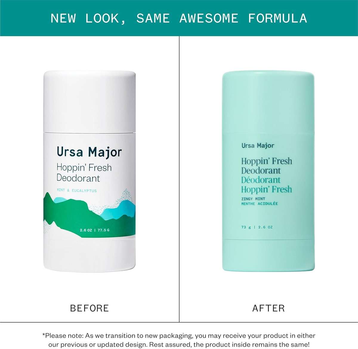 Ursa Major Hoppin' Fresh Deodorant | Natural, Aluminum-Free, Non-toxic, Cruelty-Free | Formulated for Men and Women | 2.6 ounce (Pack of 2) - Image 2