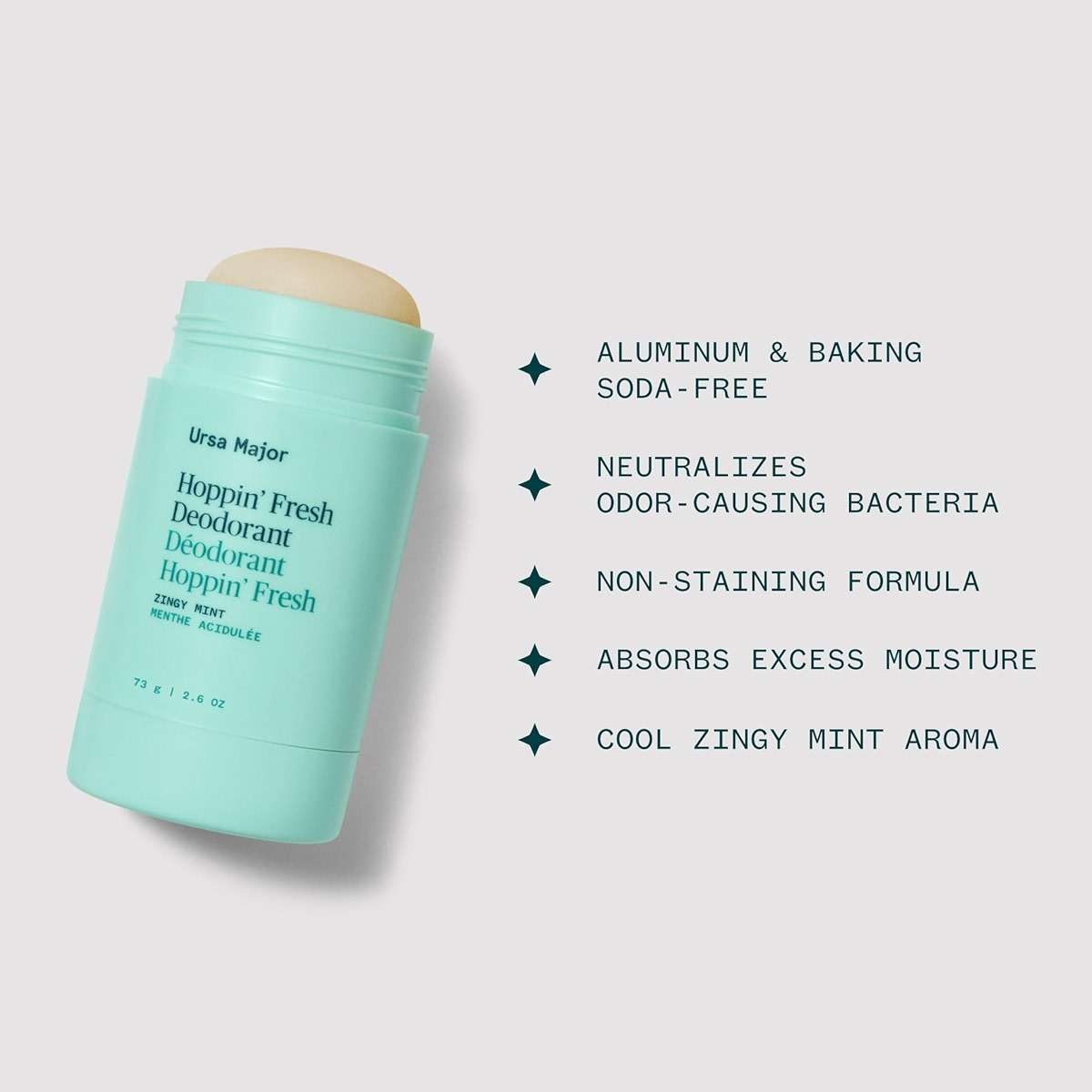 Ursa Major Hoppin' Fresh Deodorant | Natural, Aluminum-Free, Non-toxic, Cruelty-Free | Formulated for Men and Women | 2.6 ounce (Pack of 2) - Image 3