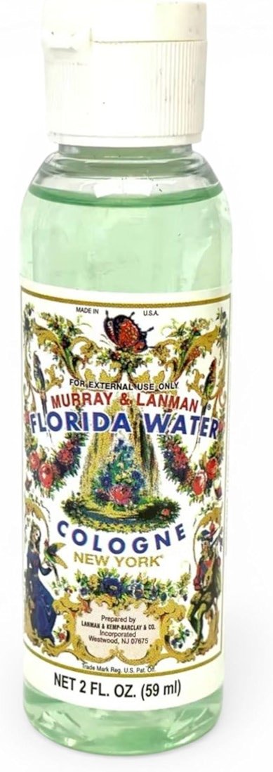 Florida Water Cologne Travel Size 2 oz (59 ml) – Spiritual Cleansing Water for Energy Protection, Aura Cleansing, Meditation & Ritual Use - Product Image