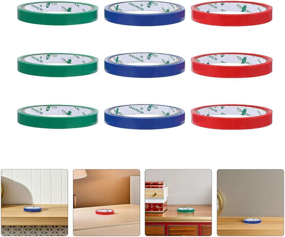 PRETYZOOM Bag Sealing Tapes 12mm DIY Packing Tying Tape 3 Colors Red Blue Green 12 Rolls for Stainless Steel Sealing Machines Supermarket Packaging - Image 8