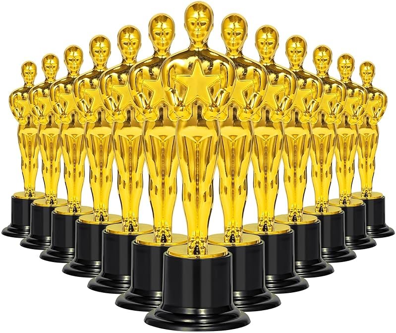 Joyomato Gold Award Trophy, 24 Pack 6 Inch Trophies for Party Decorations, Game Prize, Award Ceremony, Appreciation Gift - Product Image