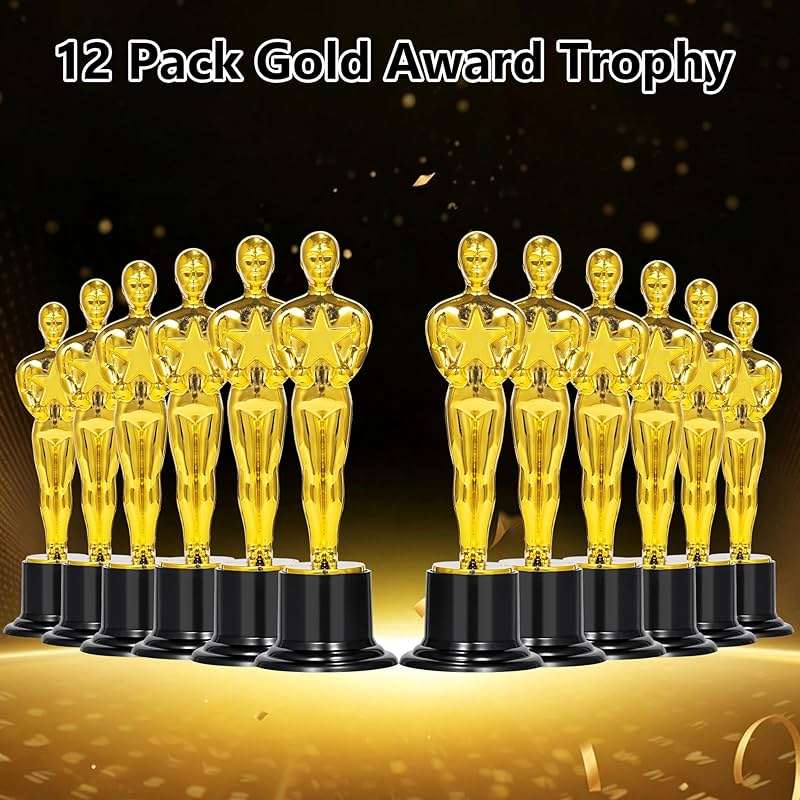 Joyomato Gold Award Trophy, 24 Pack 6 Inch Trophies for Party Decorations, Game Prize, Award Ceremony, Appreciation Gift - Image 4