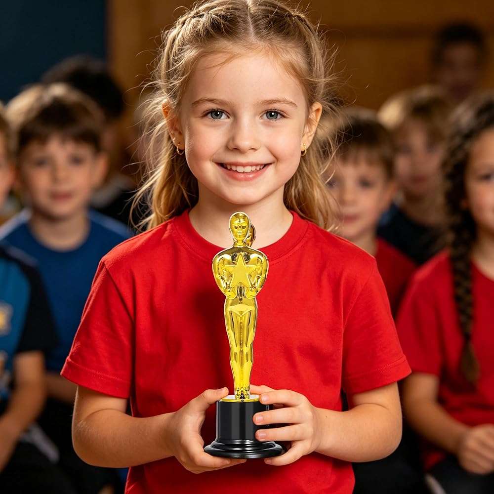 Joyomato Gold Award Trophy, 24 Pack 6 Inch Trophies for Party Decorations, Game Prize, Award Ceremony, Appreciation Gift - Image 7