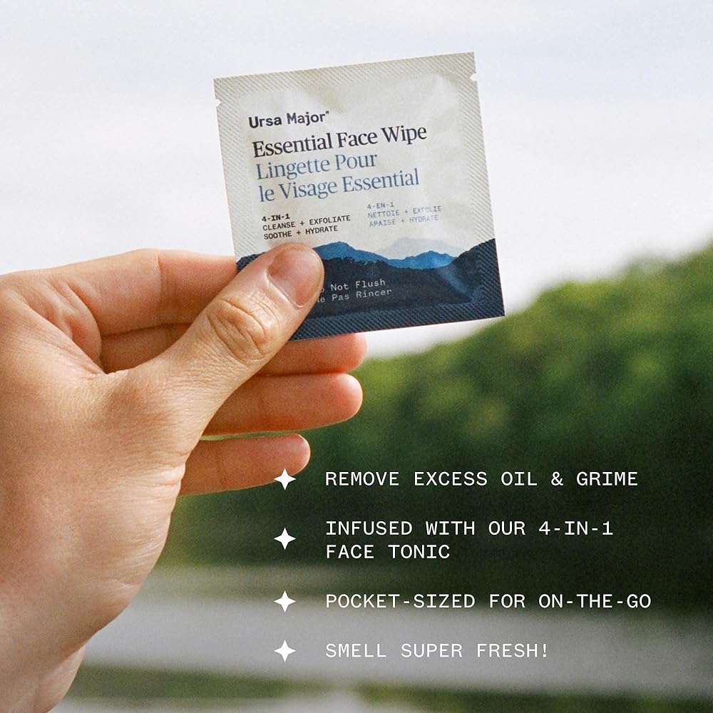 Ursa Major Daily Refresh Bundle | Essential Face Wipes, Fantastic Face Wash, Golden Hour Recovery Cream | 3 count - Image 2