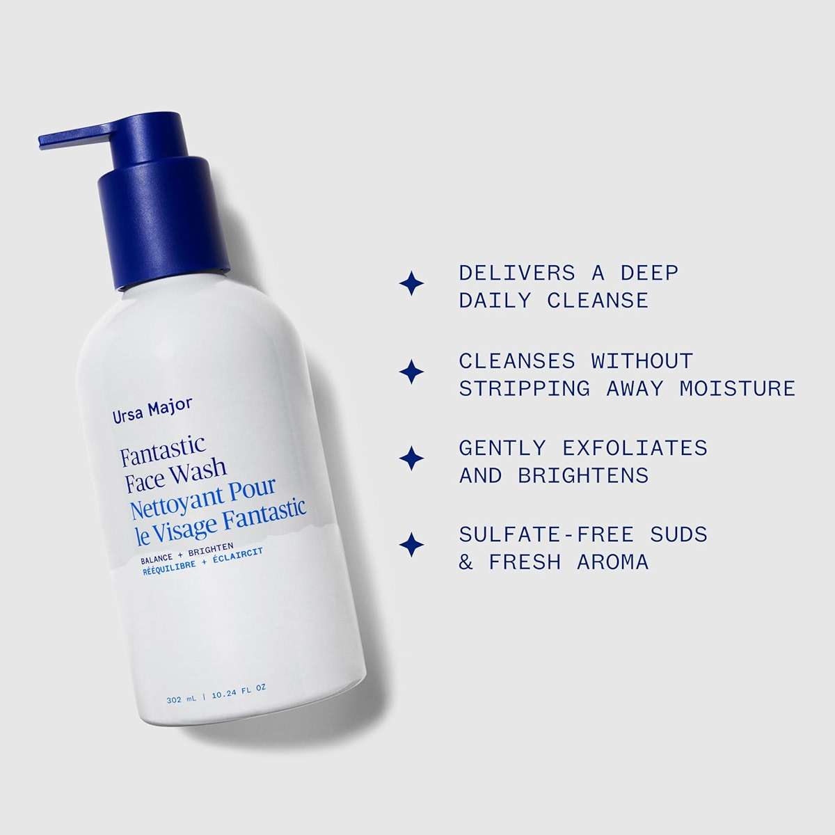 Ursa Major Daily Refresh Bundle | Essential Face Wipes, Fantastic Face Wash, Golden Hour Recovery Cream | 3 count - Image 3